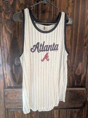 Atlanta Braves Striped Tank Top